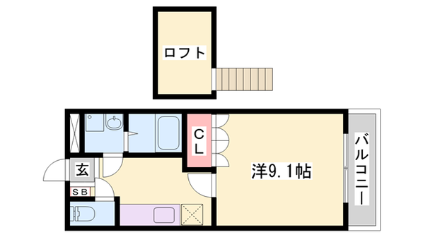 小野駅 徒歩18分 2階の物件間取画像